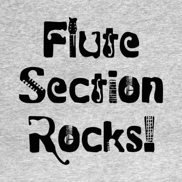 Flute Section Rocks by Barthol Graphics